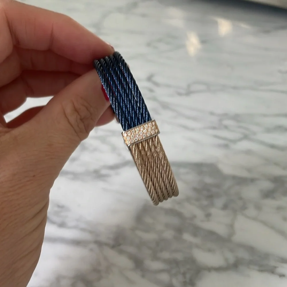 Alor Colorblock Cable Mini Cuff - Picture 6 of 7